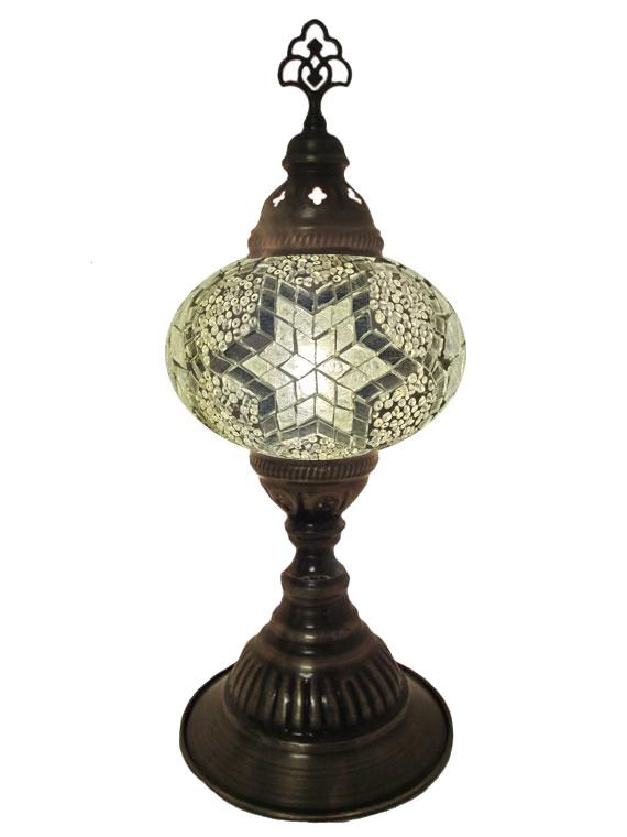 Mosaic Desk Lamp - White