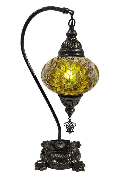 Hanging Mosaic Desk Lamp - Yellow