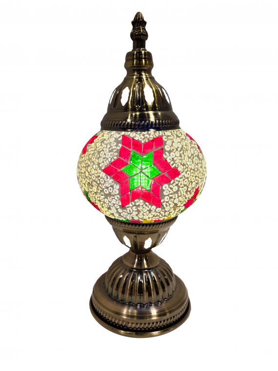 Turkish Mosaic Glass Desk Lamp