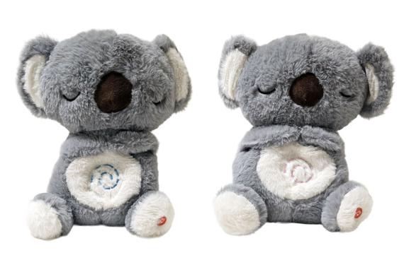 Breathing/Heartbeat Koala in pink and blue