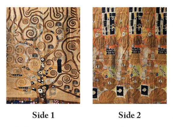 Gustav Klimt Tree of Life Print (side 1) and Stoclet Frieze