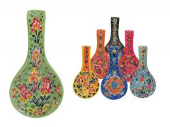 Relief Design Ceramic Spoon Rest