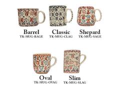Aegean Mix Pattern Mug Shapes