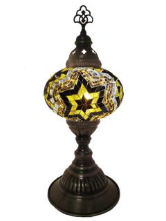 Mosaic Desk Lamp - Brown