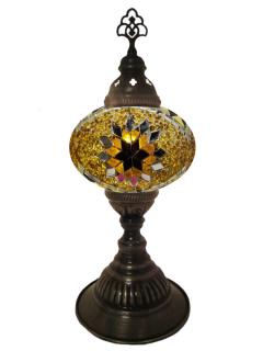 Mosaic Desk Lamp - Brown