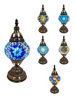 Mosaic Glass Desk Lamp - Assorted