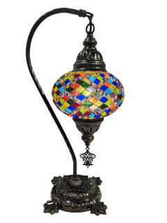Hanging Mosaic Desk Lamp - Multi
