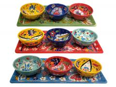 Relief Design Ceramic Tray with